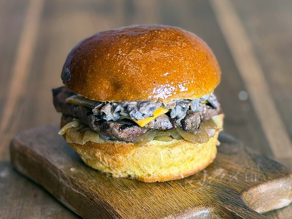 Lokum Burger Mantarlı (120gr.)