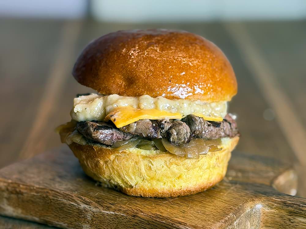 Lokum Burger Patlıcanlı (120gr.)